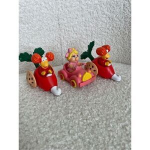 3 Jim Henson Muppet Babies Fraggle Rock Miss Piggy Happy Meal Toy